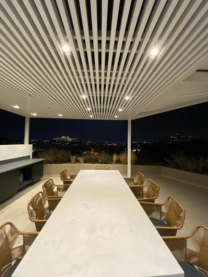 Acropolis Residence #Rooftop#360-Degree City Views #Unoblu أثينا المظهر الخارجي الصورة