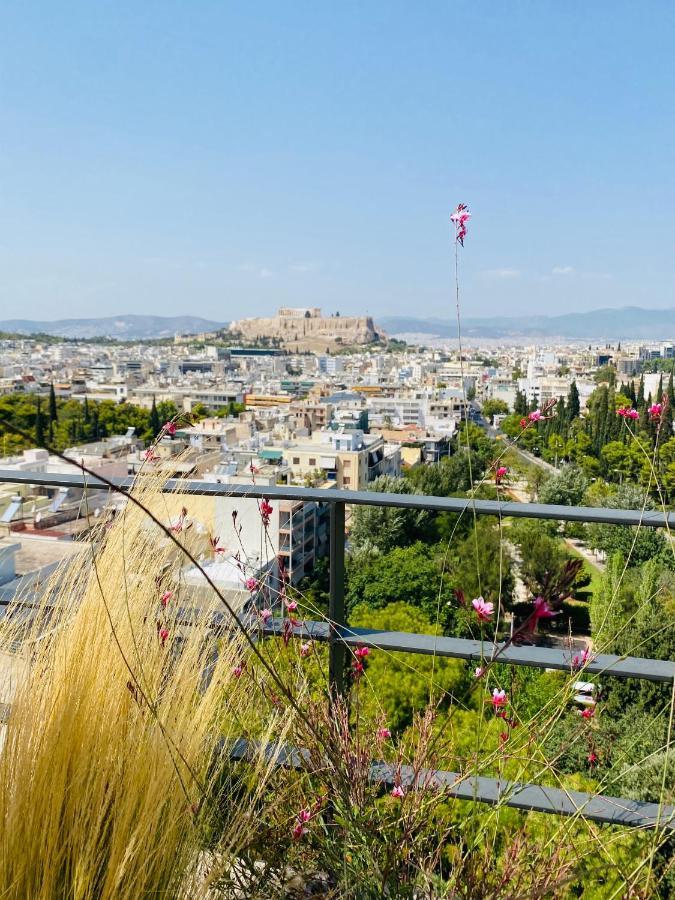 Acropolis Residence #Rooftop#360-Degree City Views #Unoblu أثينا المظهر الخارجي الصورة